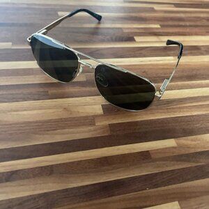 Gucci GG1223S 002  Men's Navigator Sunglasses Gold with Gray